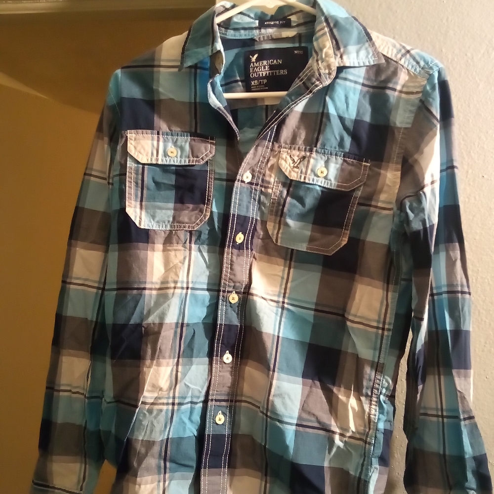 American Eagle XS Long Sleeve Dress Shirt